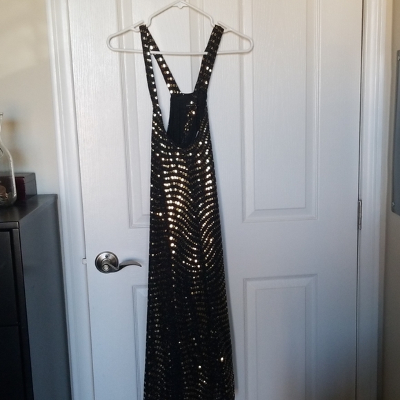 Gold Sequined Dress - Picture 1 of 2